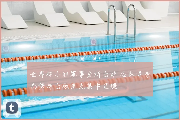 世界杯小组赛事分析出炉 各队争夺态势与出线看点集中呈现